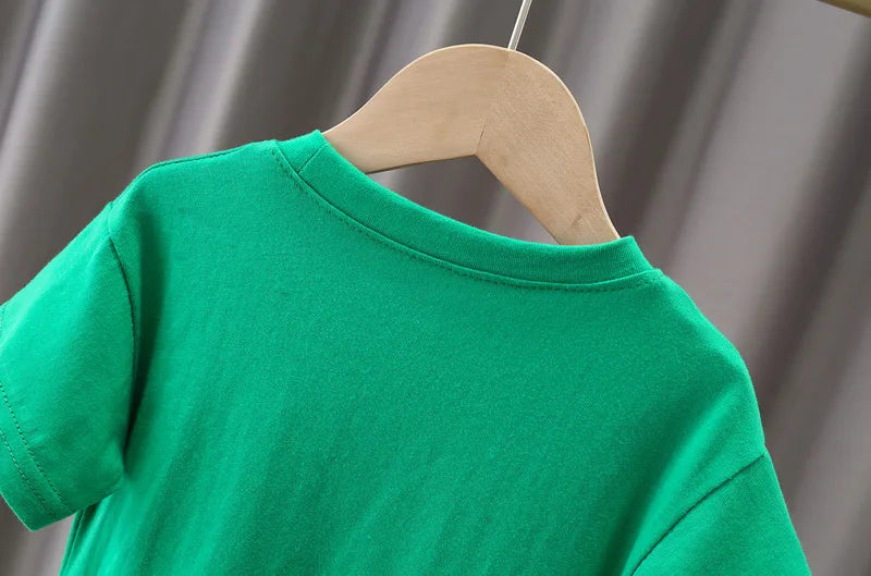 New Summer Baby Girls Clothes Suit Children Boys Cartoon T-Shirt Shorts 2Pcs/Sets Toddler Casual Costume Infant Kids Tracksuits