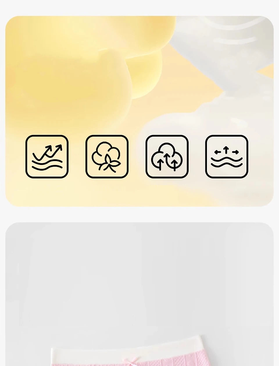 AIBEDILA Baby Girls Panties Cotton Soft Cartoon Child Underwear for Girls Kids jacquard Breathable Teen Children's Briefs