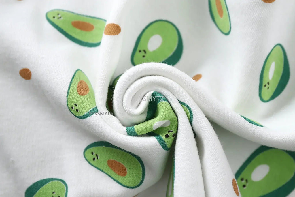 Cartoon Pajamas Suits Children's Baby Boys Girls Spring Autumn Sleepwear Home Clothes Cotton Autumn Long Trousers Kids Pijamas