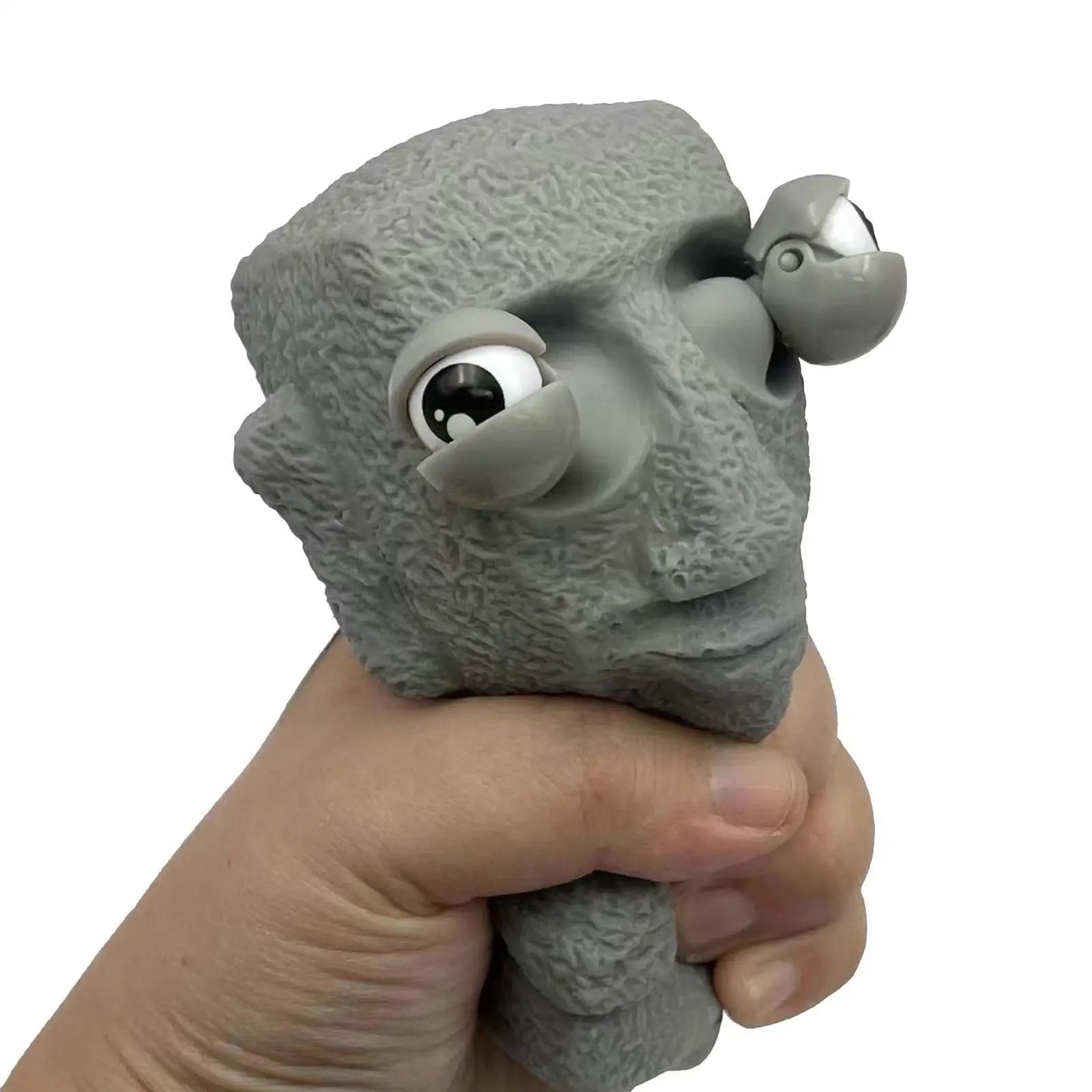 Funny Stone Human Face Emotion Balls Fidget Toys Stress Relief Squeeze Ball Stress Toys for Kids Adults Popping Out Eyes