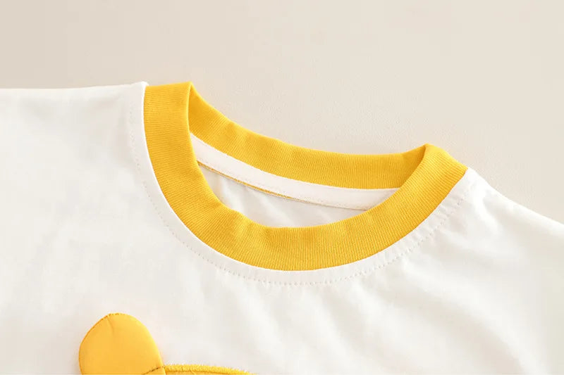 New Summer Baby Clothes Suit Children Boys T-Shirt Shorts 2Pcs/Sets Infant Girls Clothing Toddler Cartoon Costume Kids Outfits