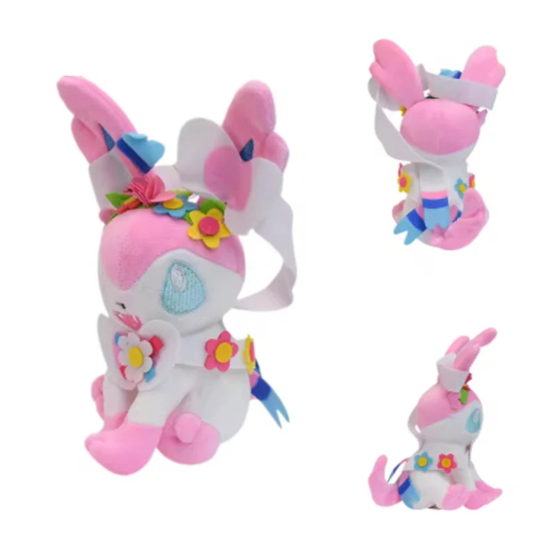 20cmOriginal Pokemon Plush Easter Series Pikachu Eevee Scorbunny Sylveon Pawmi Plush Doll Pillow Xmas Birthday Gift for Children