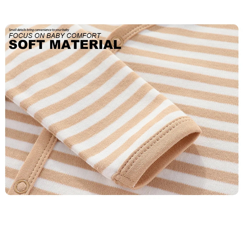 Fashion 3 Pcs Autumn Winter Long Sleeve Casual Sweet Baby Girl Romper 100%Cotton Soft Newborn Jumpsuits Clothes