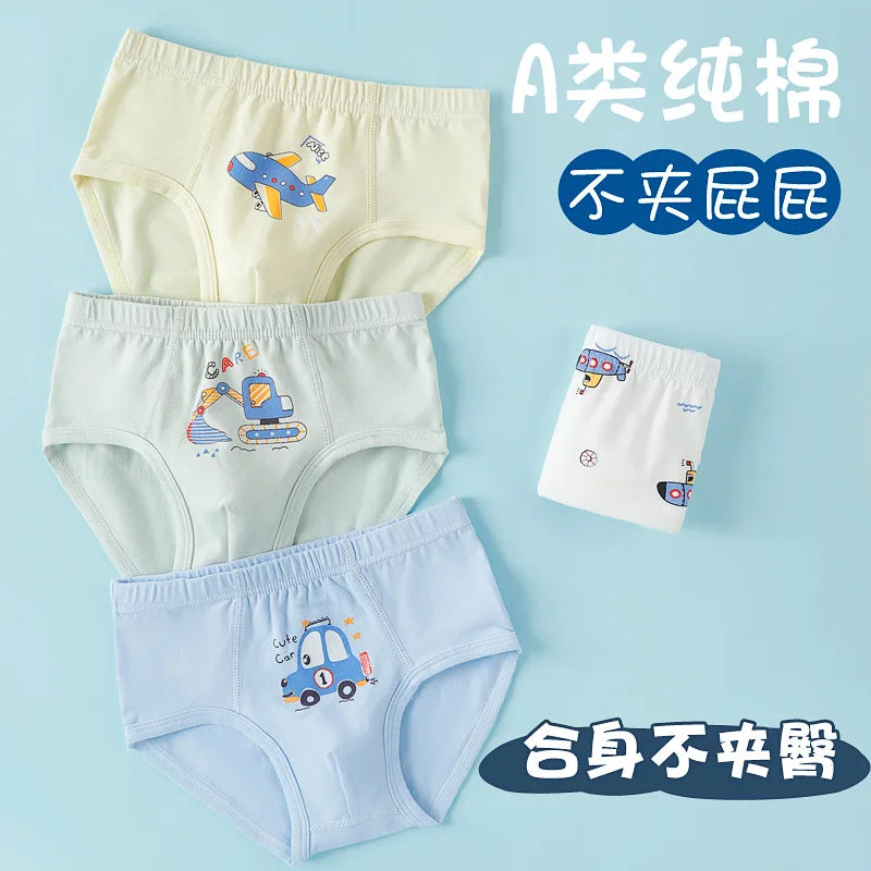 new arrived high quality boys teenager cotton briefs panties kids children underwear 1-16years 4pcs/lot students clothes