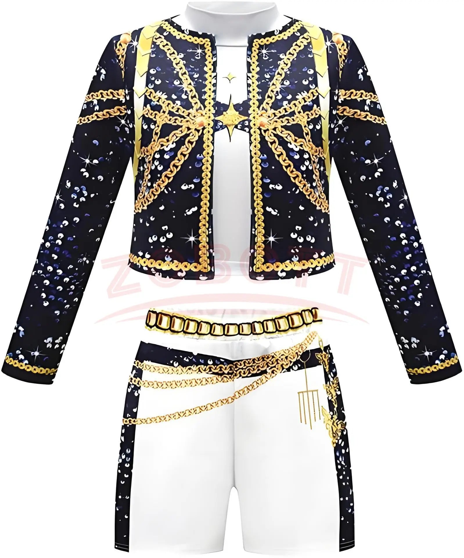 2025 NEW Kpop Demon Hunter Anime Movie Kids Cosplay Rumi Zoey Mira 3D Print Costume Suit Clothes KPop Rumi Zoey Cosplay Outfit