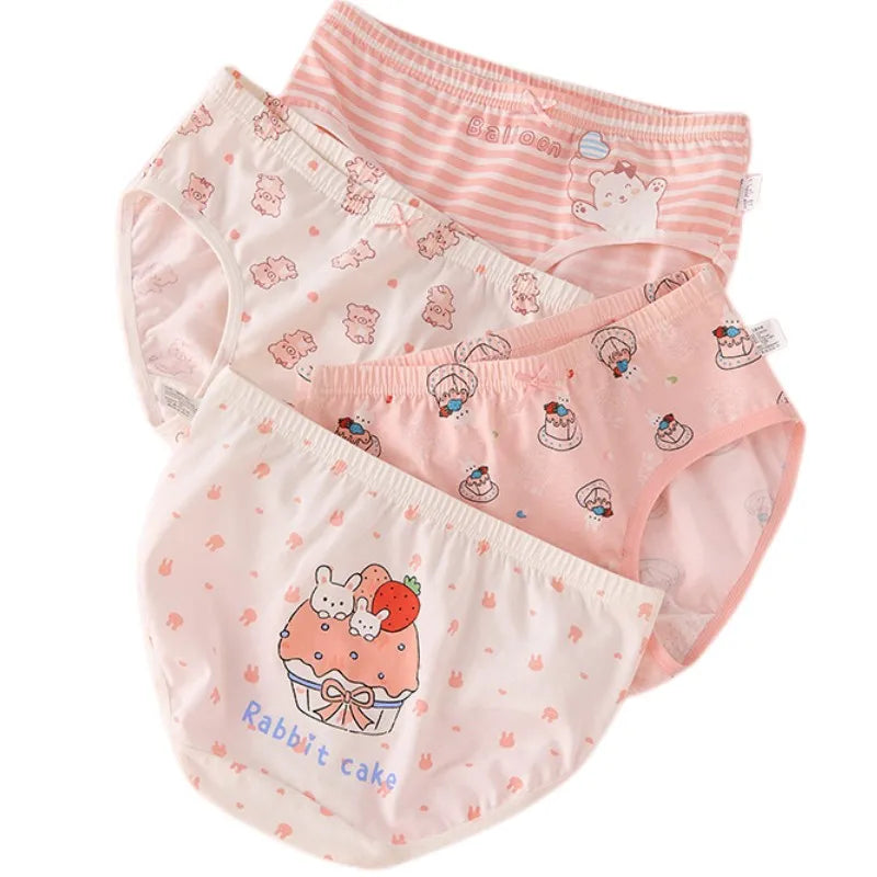 Girl A Cotton Briefs Boxers Breathable Underpants Girl Quality Panties Size 90-165 Healthy Briefs Kids Comfortable Soft Boxers