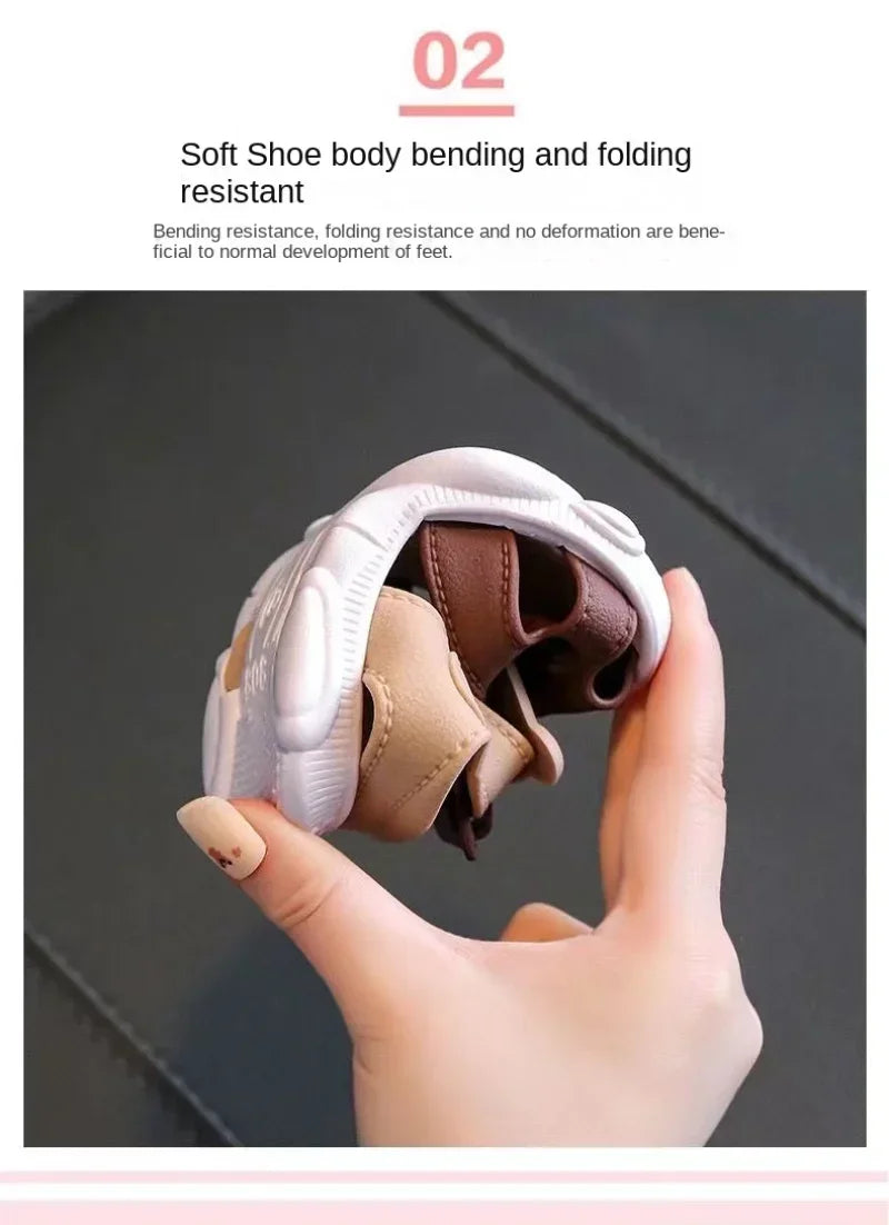 2024 Summer Baby Boys Girls Sandals Children Beach Sandals Cartoon Infant Toddler Shoes Comfortable Soft Sole Kids Student Shoes