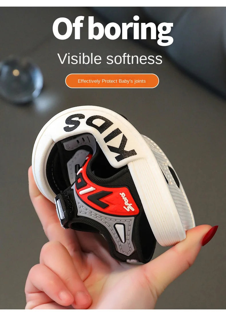 Breathable Sport Sandals Summer Sandals for Boys Casual Beach Shoe Comfortable Soft Sole Kids Shoes Fashion Non-slip Sandalias