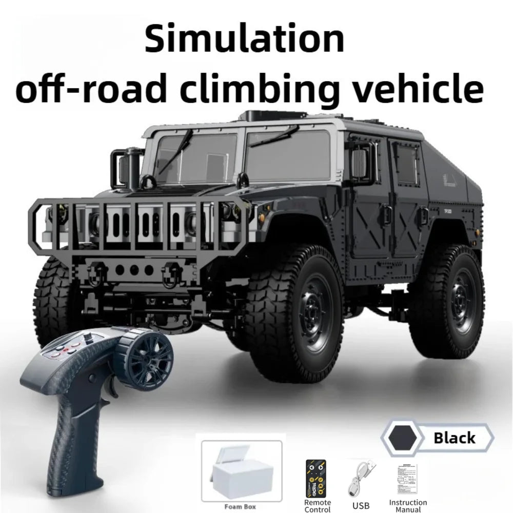 JJRC C8835 1:16 4x4 Remote Control Car - All-Terrain Off-Road Climber with LED Lights for Off-Road Adventure Toy Gift for Kids