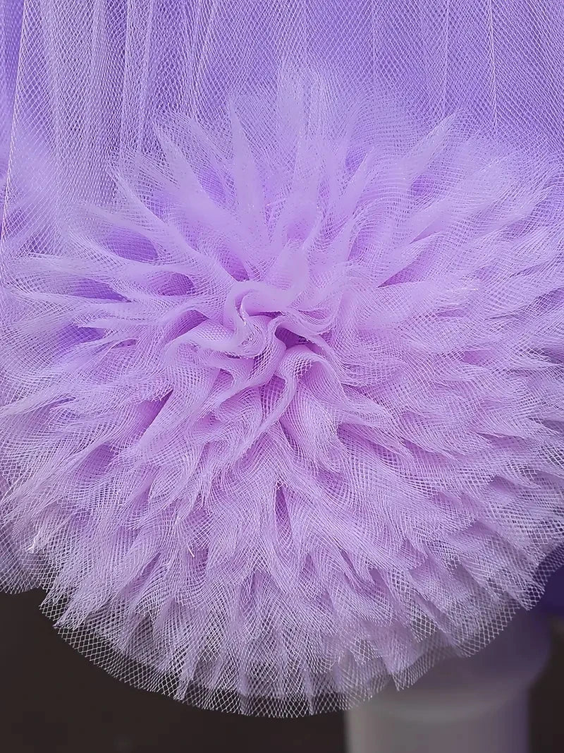 Girls Princess Dress Sleeveless Sequin Mesh Tutu Dress Performance Dress Wedding Flower Girls Dress For Evening Birthday #2038