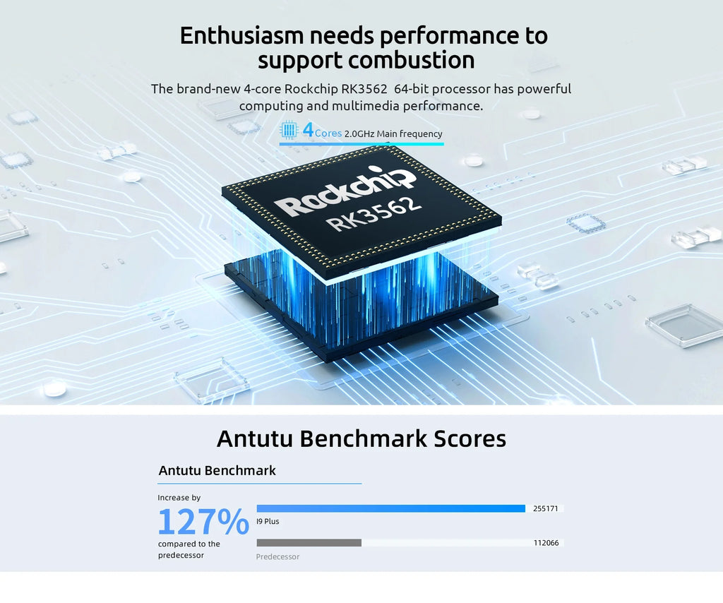 BMAX Kids Tablet I9 Plus Android 15 GPU G522EE 8GB RAM 64GB ROM 10.1 Inch Allwinner RK3562 Quad Core Port Tablets PC WIFI 6