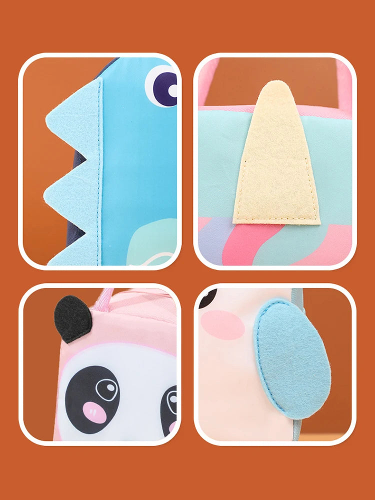 3D Three-Dimensional Bento Bag Cute Cartoon Bento Bag Lunch Bag Handbag Storage Insulation Bag Canvas Lunch Box Bag Ice Pack