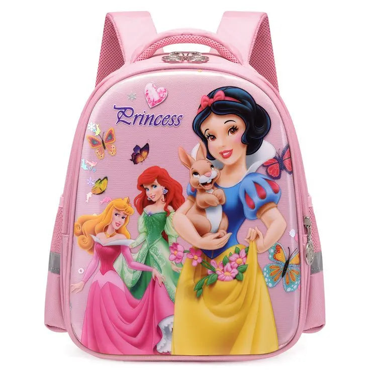 Disney Snow White New Girls Backpack Cartoon Cute Girls School Bag Large Capacity Lightweight Waterproof Children's Backpack