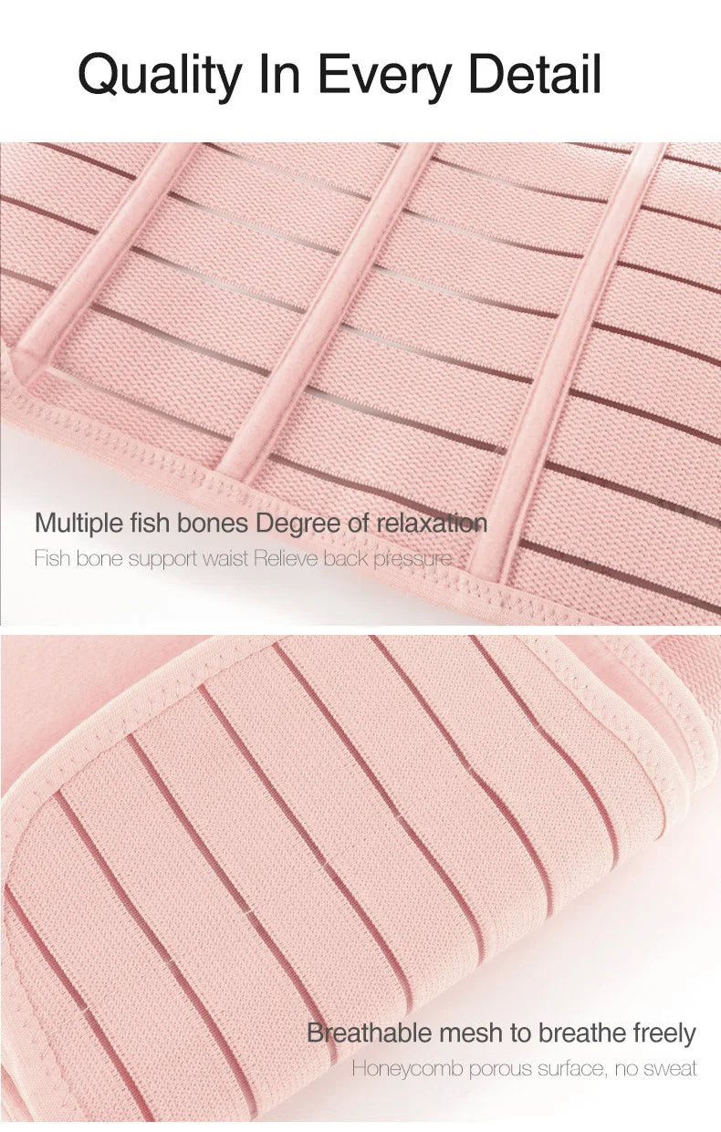 3in1 Postpartum Belly Band Breathable Maternity Support Belt Shapewear for after Pregnancy Women's Abdominal Compression Band