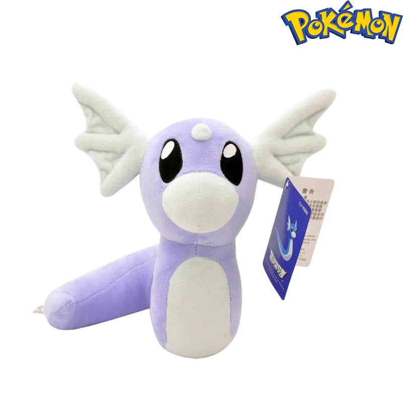 20-68cm Kawaii Pokemon Original Flash Dragonite Mini Dragon Dragonair Cartoon Soft Plush Doll Throw Pillow Child Birthday Gift