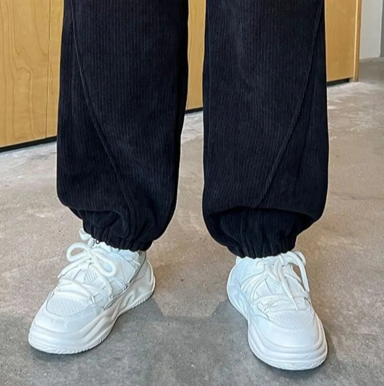 2025 New Boys' Corduroy Pants Spring Autumn Toddler Boy Sports Casual Pants