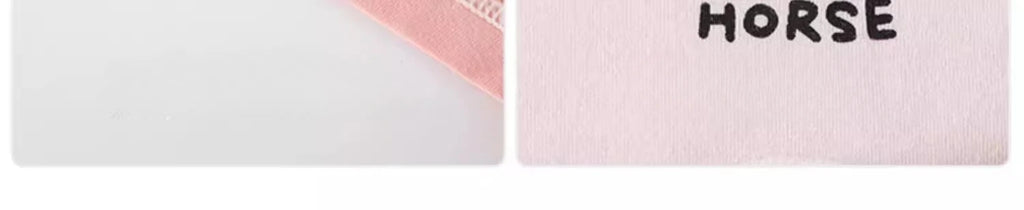 4PCS Girls High Waist Cotton Panties Kid Thin Breathable Soft Antibacterial Knickers Cute Print Briefs 3+y Young Child Underwear