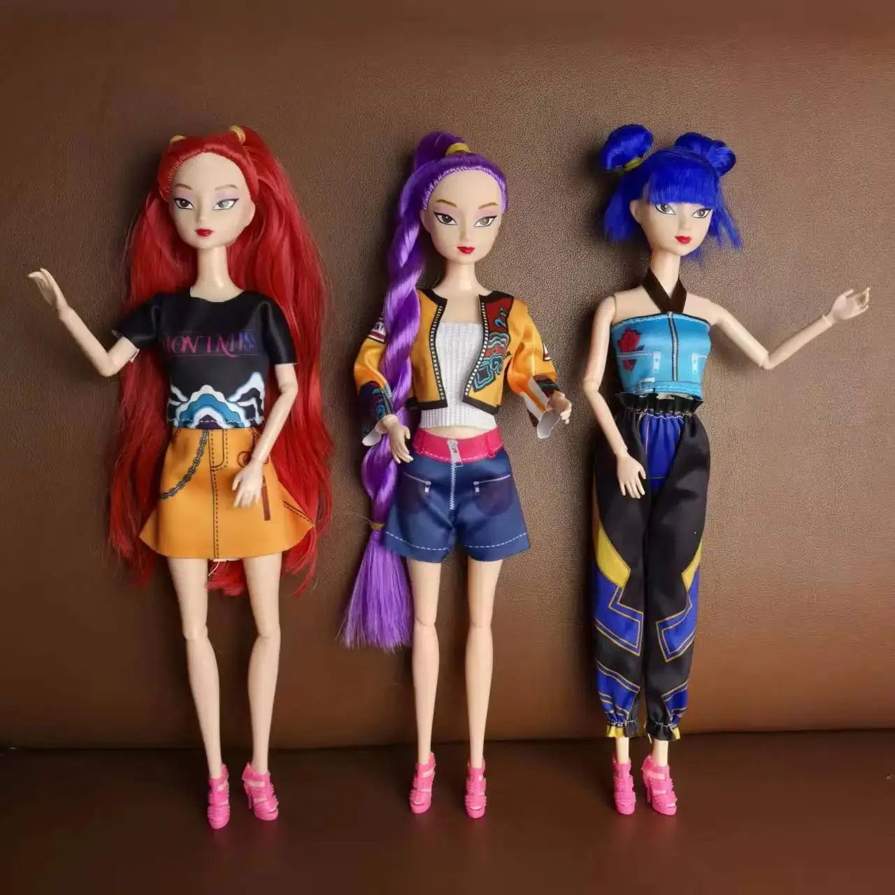 HOT Kpop Demon Hunters Action Figure Toy Derpys Tiger Rumi Mira Zoey Sussy Figurine Doll For Fans Christmas gifts ﻿