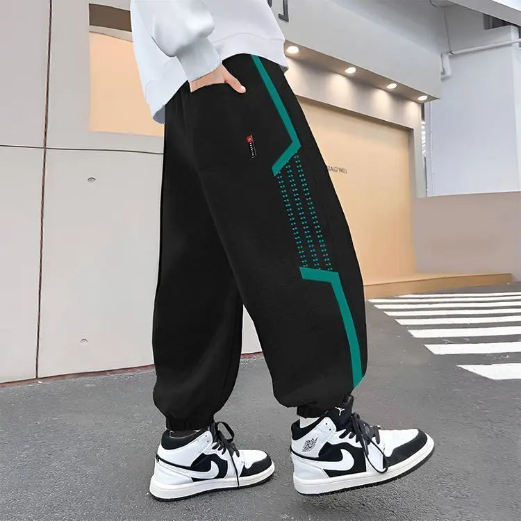 Kids' Sport Pants 2025 Spring New Boys Loose-Fitting Slim Fit Long Pants Children's Casual Hooded Sweatpants Toddler Boys Pants