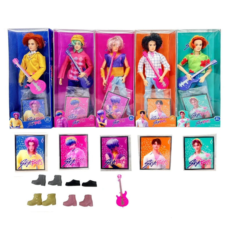 Demon Hunters 11 Joint movable SajaBoys K-POP Boy Band Doll Demon Saga Action Figure Toy Anime Character DIY Toy