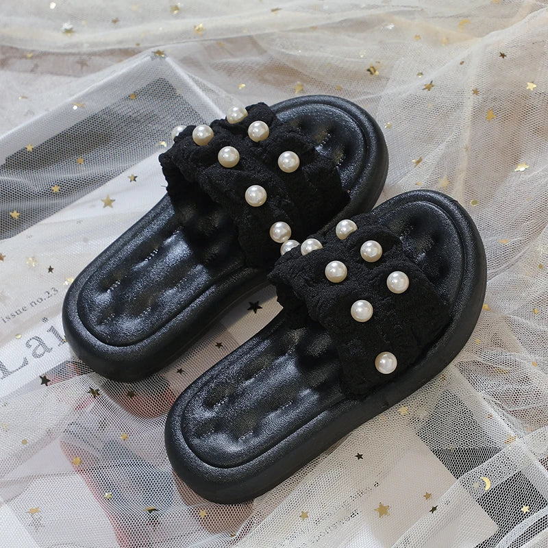 Summer Children's Slippers Girls Princess Non-slip Soft Sole Slippers Toddler Girl Shoes Bow Tie Slippers Flip Flops Outdoor