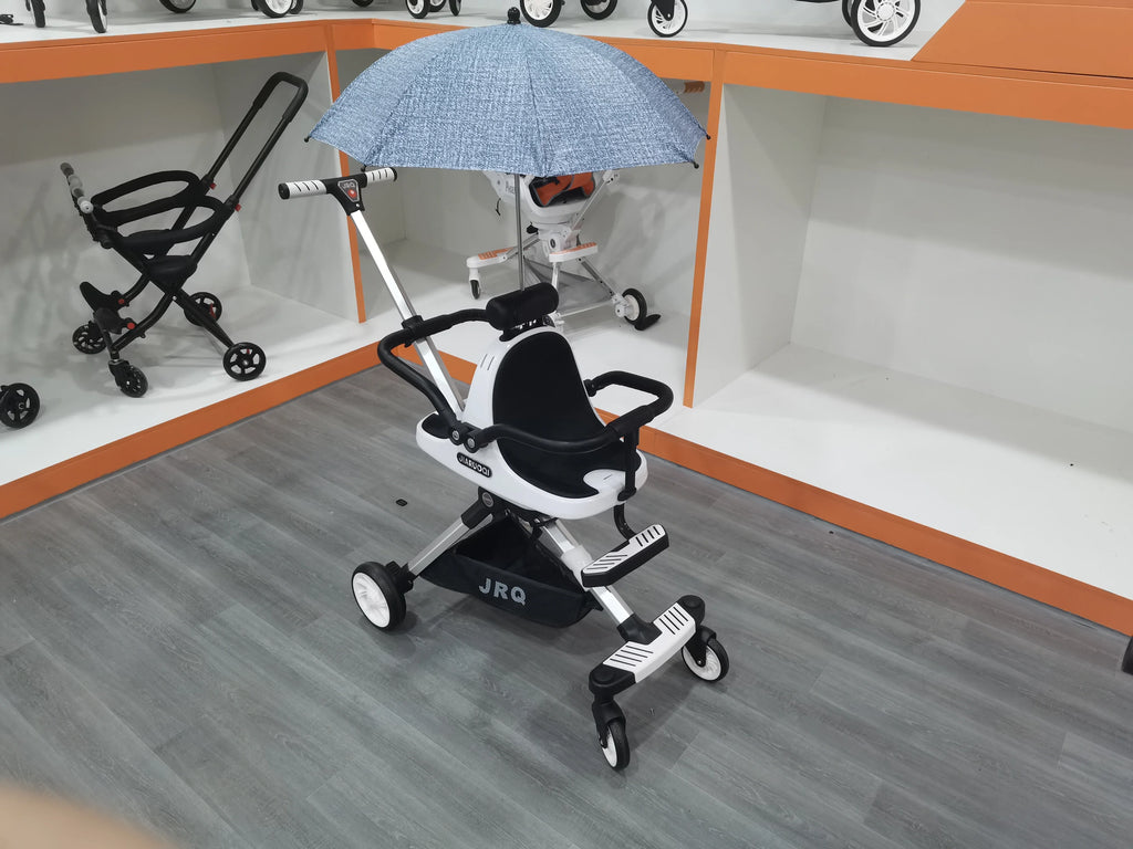 Lightweight Double Stroller with Canopy for Infants & Toddlers Travel Twin Umbrella Stroller Compact Easy Fold Aluminum Frame