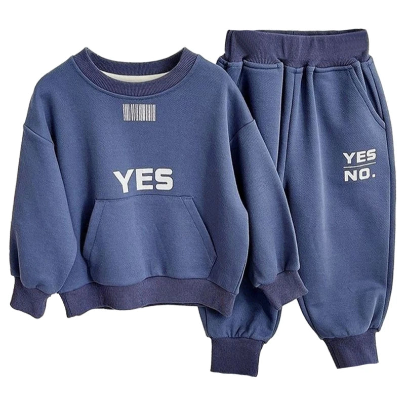Kids Clothes Set Boys Girls For Fashion Children Long Sleeve Tops Pants Spring Autumn Teenager Sport Outfits Toddlers Costume
