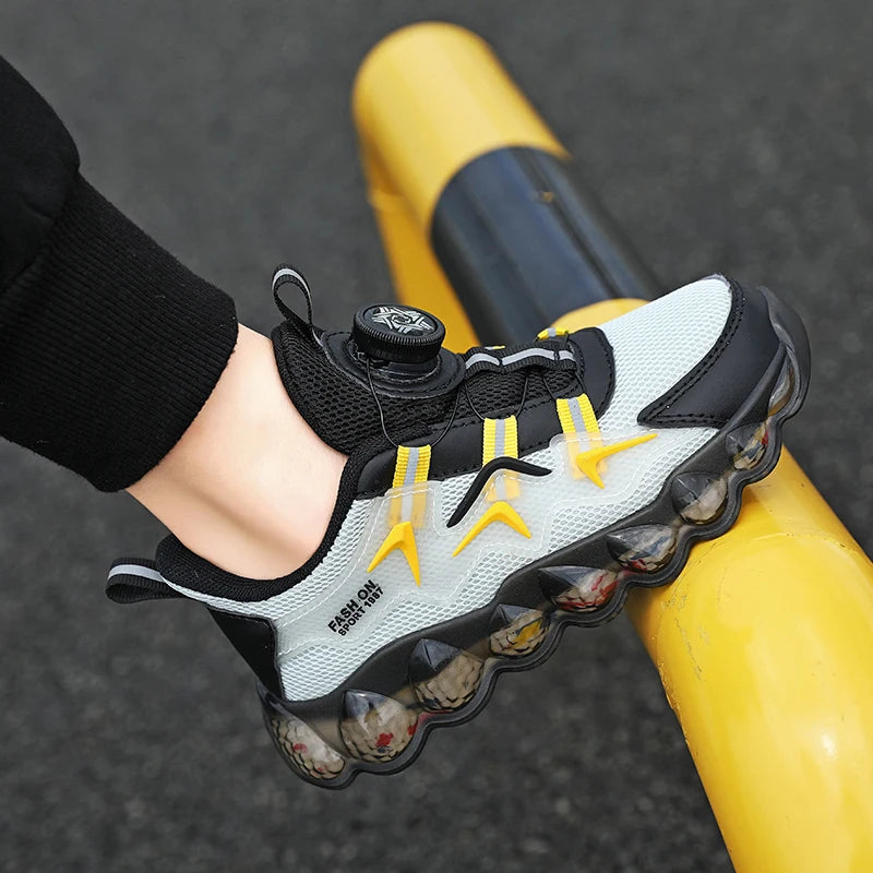 Children's Sport Shoes Boys' Fashion Running Leisure Mesh Comforthable Outdoor Kids Shoes Casual Tennis Light Sneakers Tennis