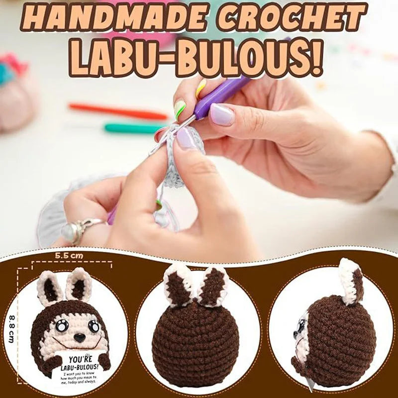 Appreciation Funny Positive Crochet Animals Emotional Support Handmade Graduation Birthday I Love You Gifts Handicrafts