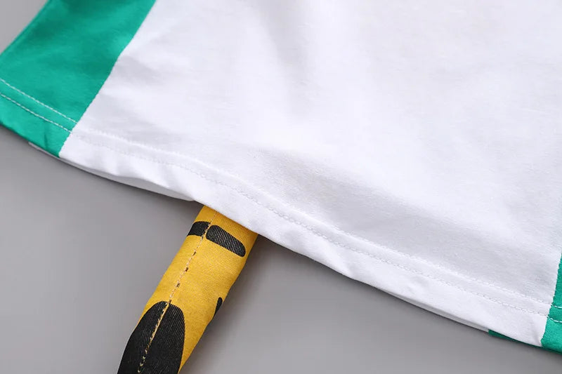 New Summer Baby Girls Clothes Suit Children Boys Fashion T-Shirt Shorts 2Pcs/Sets Toddler Costume Kids Outfits Infant Tracksuits