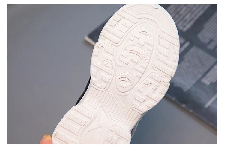 Disney Boys' Sports Shoes Cartoon School Children's Mesh Breathable Running White Fashion Cool Shoes Sneaker Size 21-38