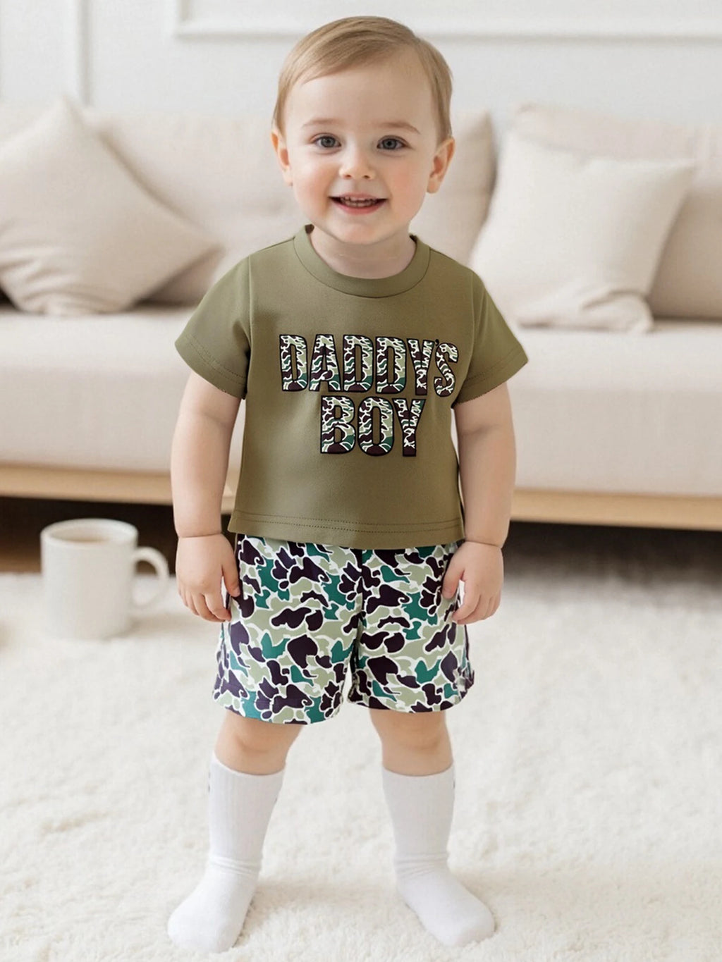 Infant Baby Girl Romper Set Floral Print Sleeveless Bodysuit Ruffle Shorts 2 Piece Summer Outfit with Headband