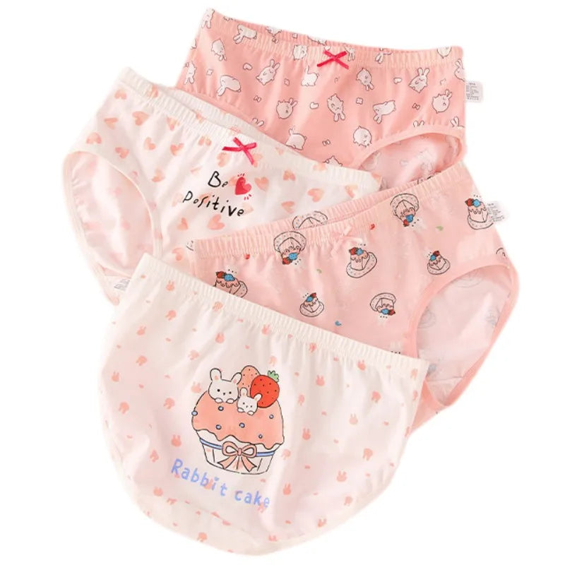 Girl A Cotton Briefs Boxers Breathable Underpants Girl Quality Panties Size 90-165 Healthy Briefs Kids Comfortable Soft Boxers