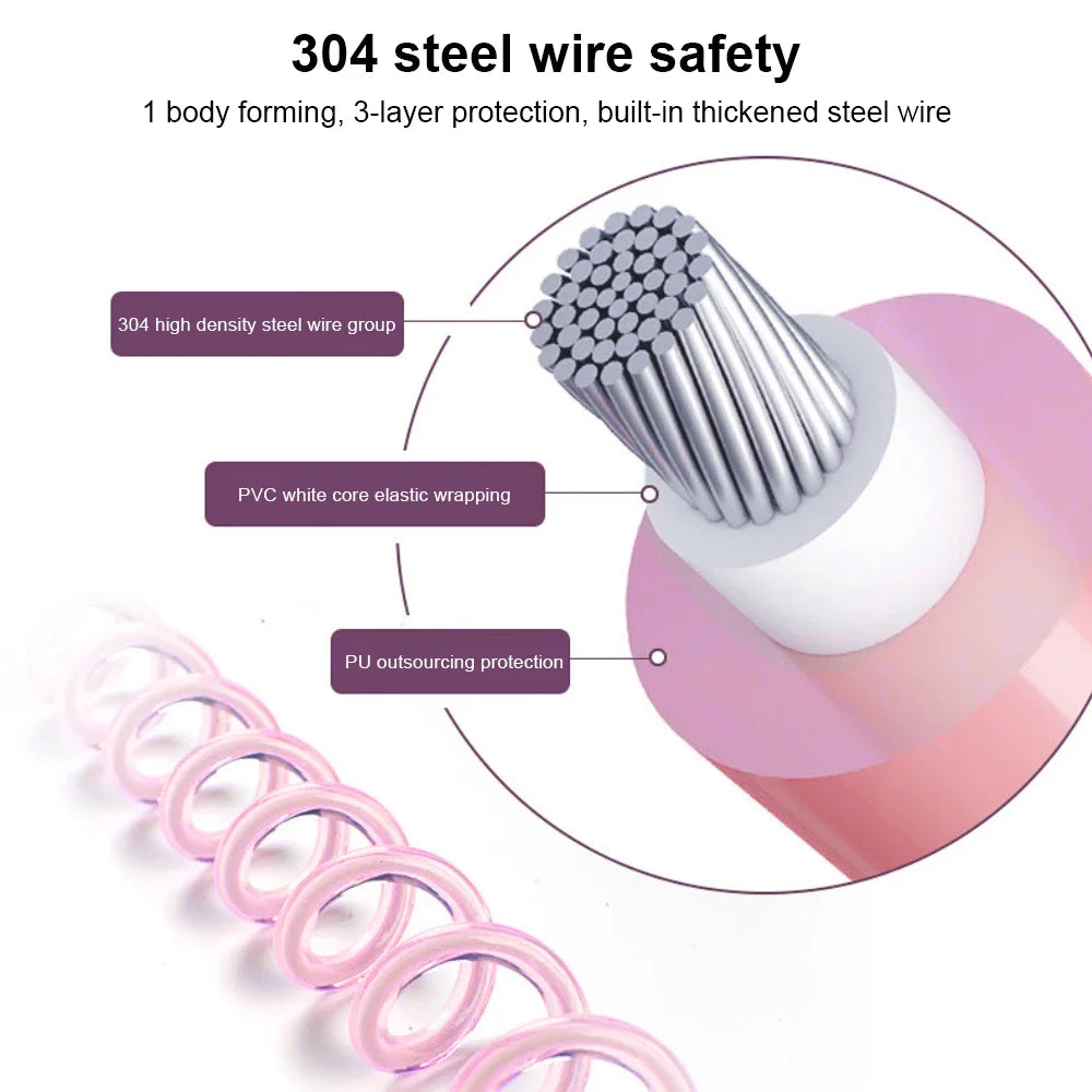 Toddlers Leash Anti Lost Wrist Link Child Kids Safety Harness Kids Walking Wristband Assistant Strap Belt for Girl Pink Gift