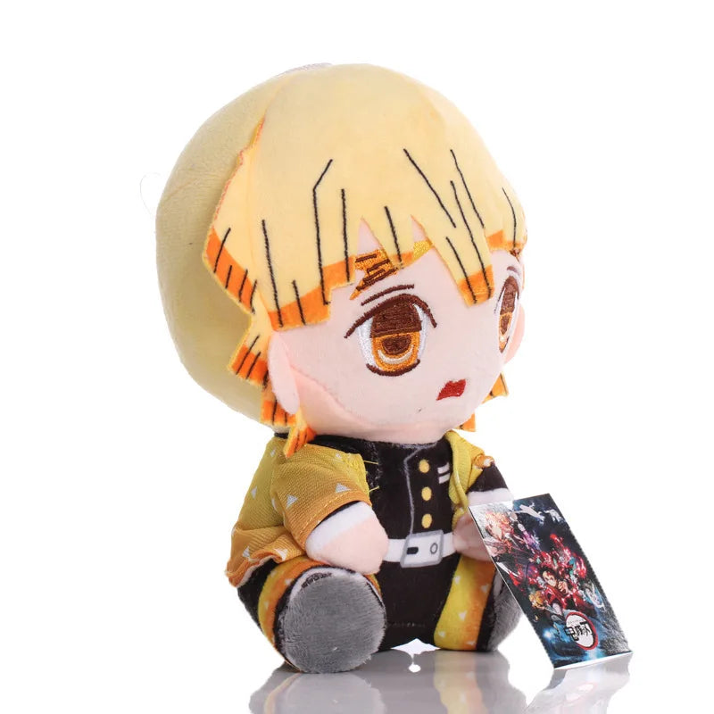20-25cm Demon Slayer Plush Stuffed Tsugikuni Yoriichi Kokushibou Akaza Kamado Tanjirou Anime Figure Plush Toy Doll Birthday Gift