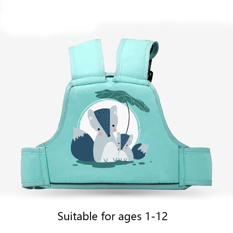 Child Electric Motorcycle Safety Harness Adjustable Battery Car Seats Fall Protection Baby Strap Belt Covers