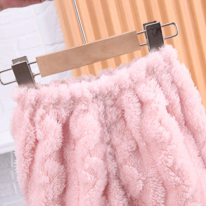 New Winter Baby Girls Clothes Suit Children Thick Warm Long Sleeved Pajama Top And Pants Toddler Casual Costume Kids Sleepwear