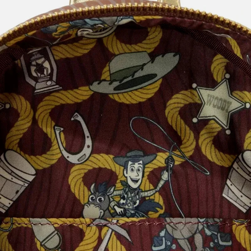 Loungefly Pixar Toy Story 1-4 Series Rex Buzz Lightyear Woody Lotso Cosplay Mini Backpack Purse