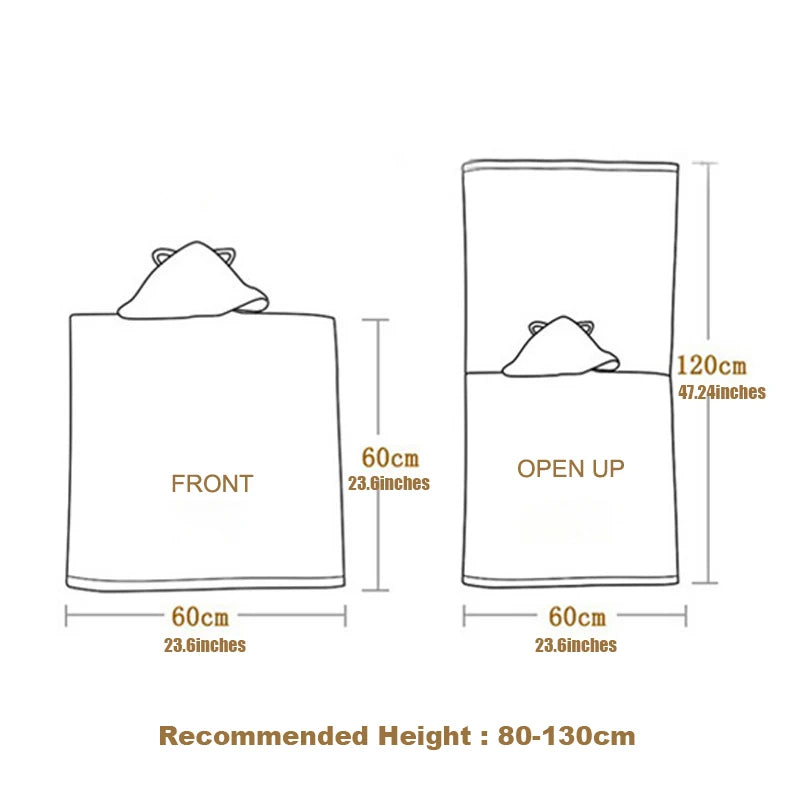 Children Bathing Stuff Kids Hooded Cape Towel Boy Shark Bathrobe Baby Dinosaur Bath Towel Girls Unicorn Beach Towel Wrap Blanket