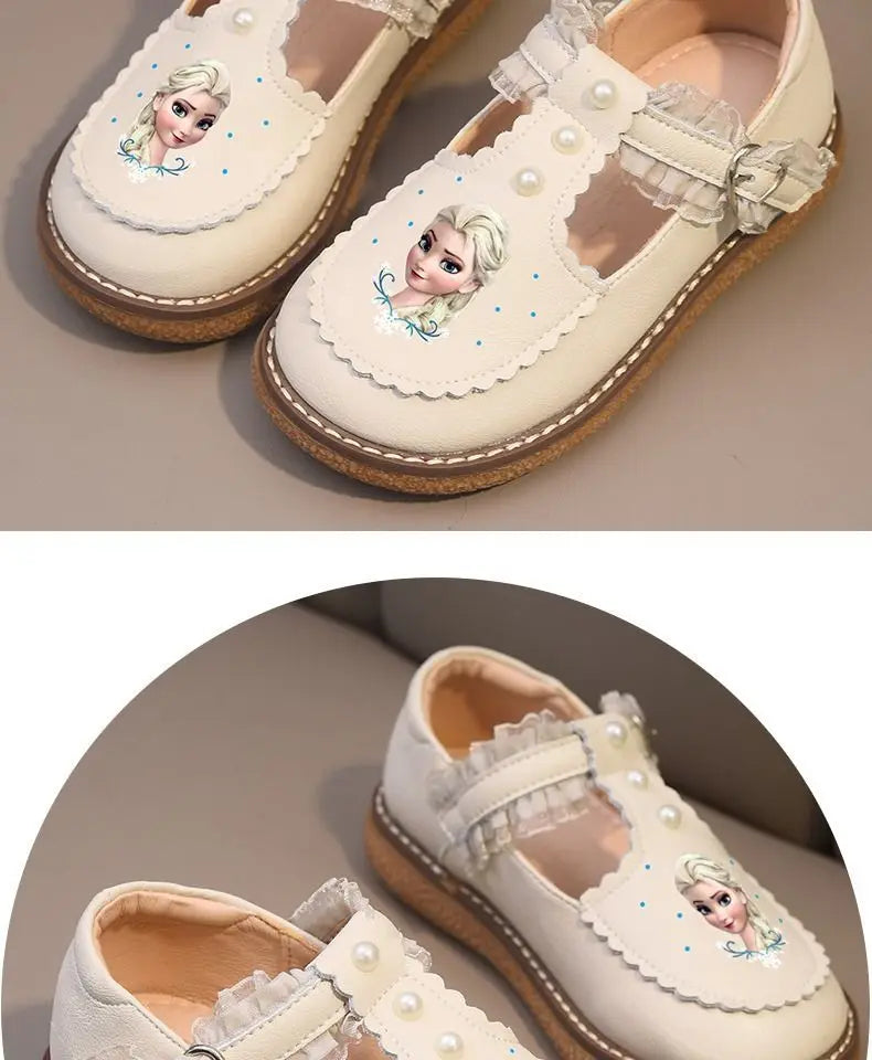 Disney Girls' Leather Shoes Lolita Princess Shoes Soft Sole Shoes Spring Children's Leather Spring Autumn Little Girl Shoes