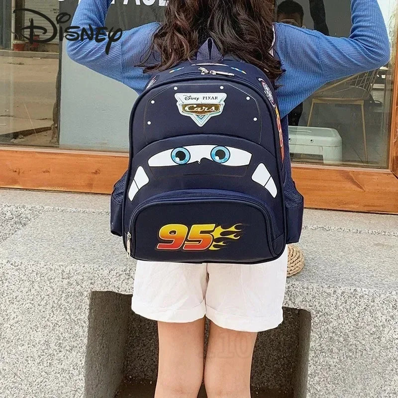 Disney McQueen New Children's School Bag Cartoon Children's Backpack Fashion Children's Backpack Large Capacity High Quality