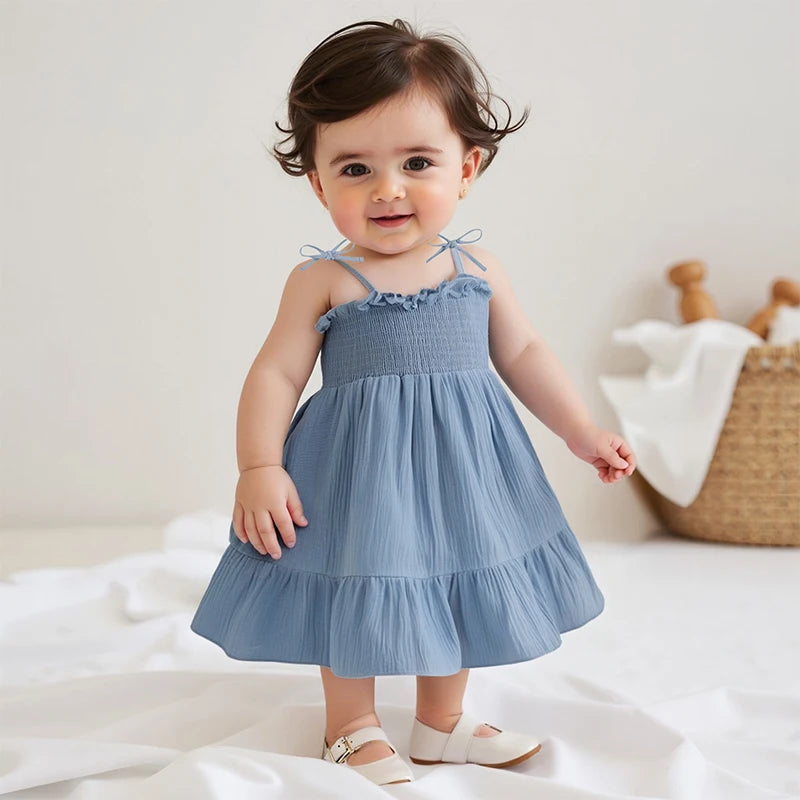 Sweetheart Neckline Floral Print Ruffle Sleeveless Dress Vintage Boho Chic Summer Sundress for Girls