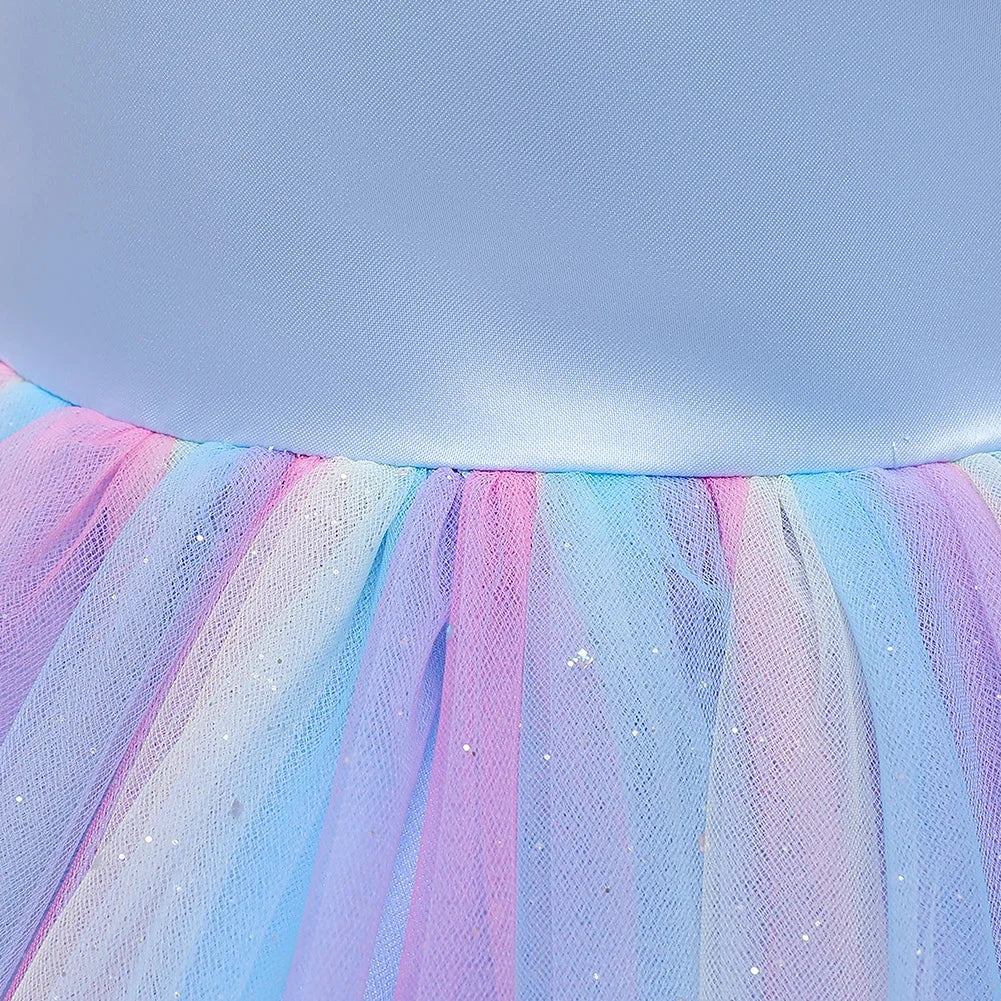 Infant Baby Tulle Backless Pageant Wedding Party Flower Girls Big Bow Dress With Headwear For Toddler Baptism Birthday Prom Gown