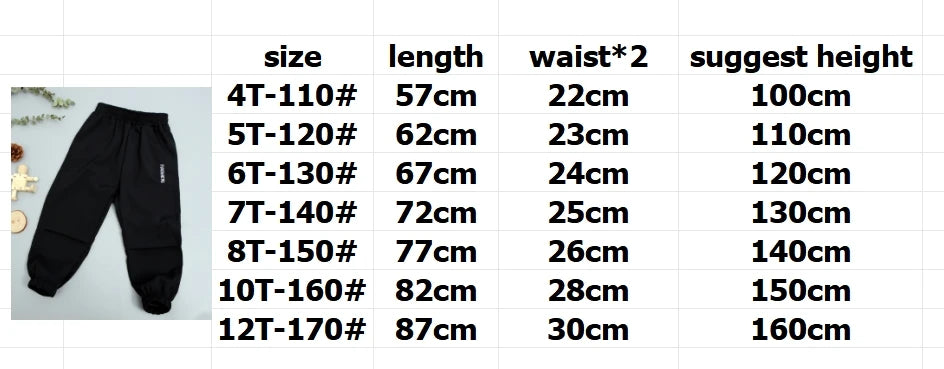 Kids Pants 4-12years Boys Casual Pants Tracksuit Summer Kids Clothing Teen Long Trousers Children Boy Clothing Sport