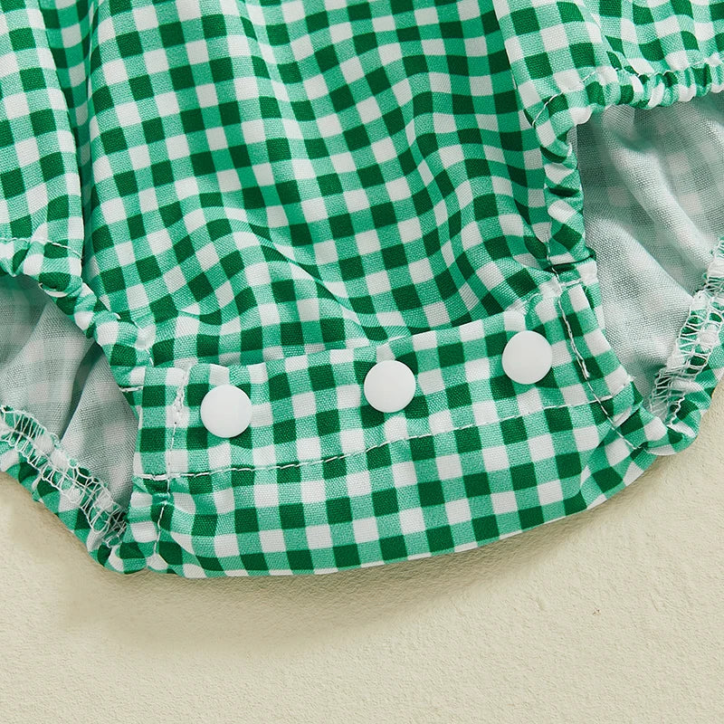 Toddler Girl Sleeveless Floral Print Ruffle Romper with Bow Detail and Elastic Waistband Summer Jumpsuit Beachwear