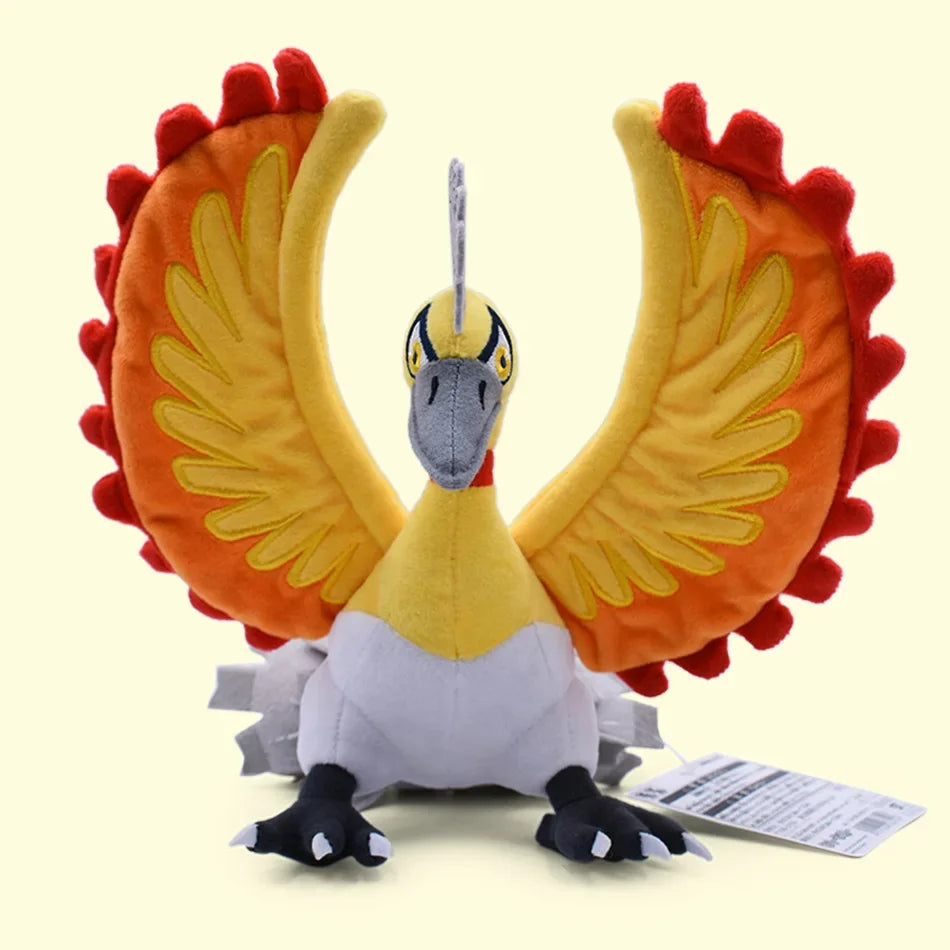 Anime Pokemon Galarian Zapdos Moltres Articuno Ho-Oh Plush Stuffed Doll Plush Toys Children Soft Pp Coton Kids Birhday Christmas