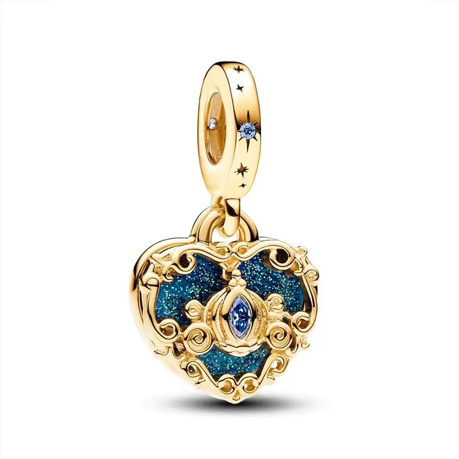 Marvel Disney Charm Beads 100% 925 Sterling Silver for DIY Bracelets Women's Jewelry Gifts Suitable for Original DLY