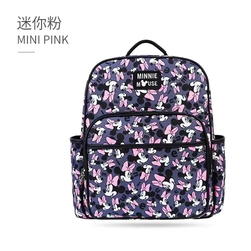 Disney Mickey Original New Diaper Bag Backpack Luxury Brand Baby Diaper Bag Large Capacity Multi-function Cartoon Baby Bag