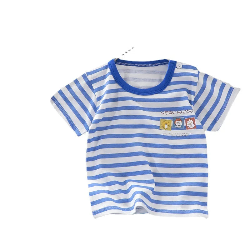 Children's Clothing T-shirt For Boys Girls Summer Cotton Fruit Print Short Sleeve Toddlers Tops Tees Soft Kids Clothes