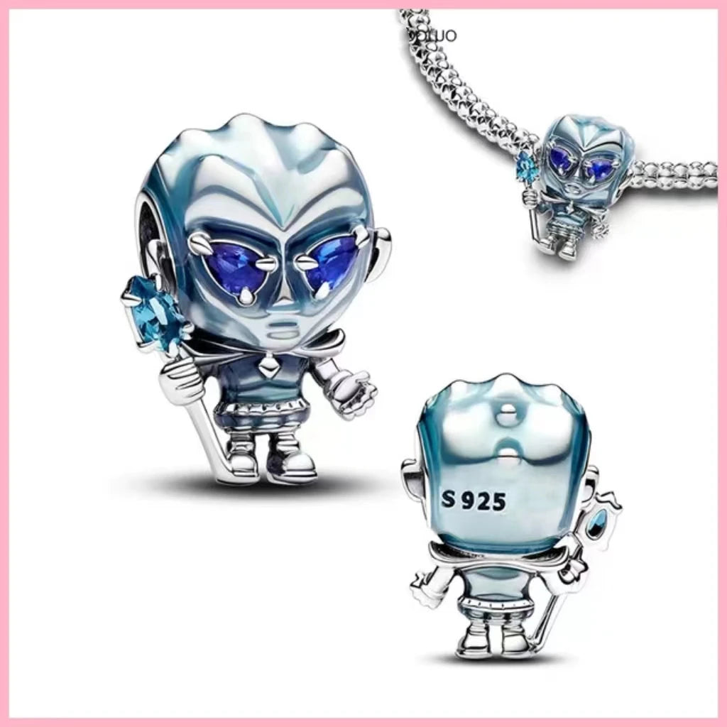 Marvel Disney Charm Beads 100% 925 Sterling Silver for DIY Bracelets Women's Jewelry Gifts Suitable for Original DLY